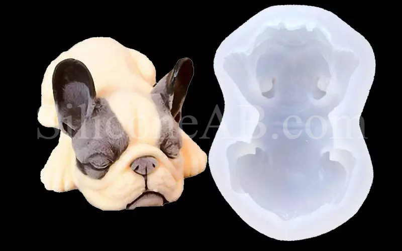 鬥牛犬矽膠模具