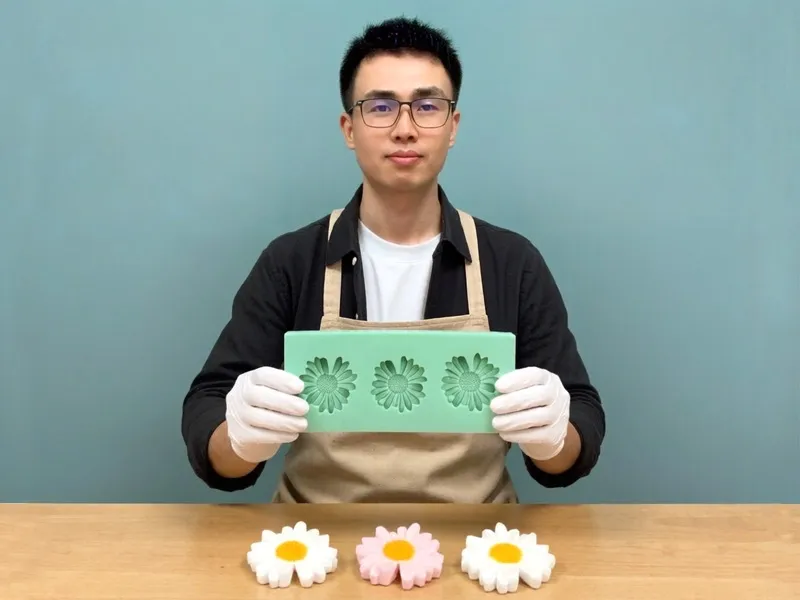 林輝明製作矽膠模具